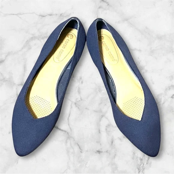 Corso Como Women’s Navy Flats 8M - Picture 7 of 16